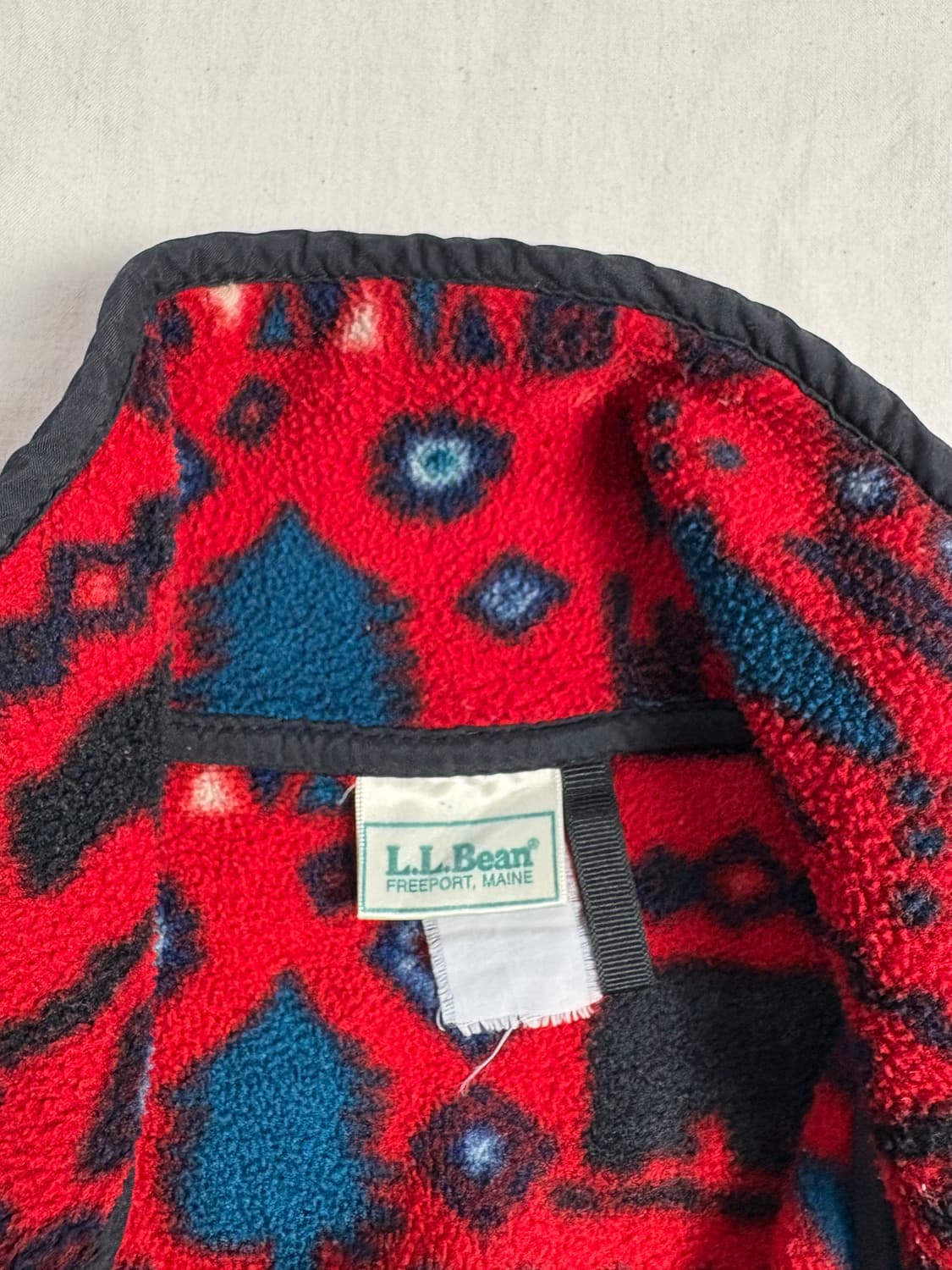 L.L Bean 엘엘빈 레드 플리스 베스트 조끼 S 상품이미지3