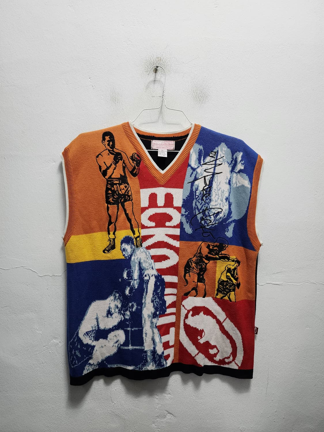 에코언리미티드 무하마드알리 니트 베스트 XL 상품이미지1