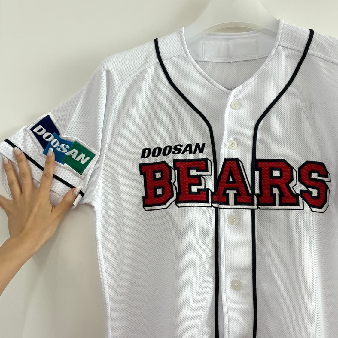 두산베어스 이종욱 마킹 야구 홈 유니폼 상품이미지5