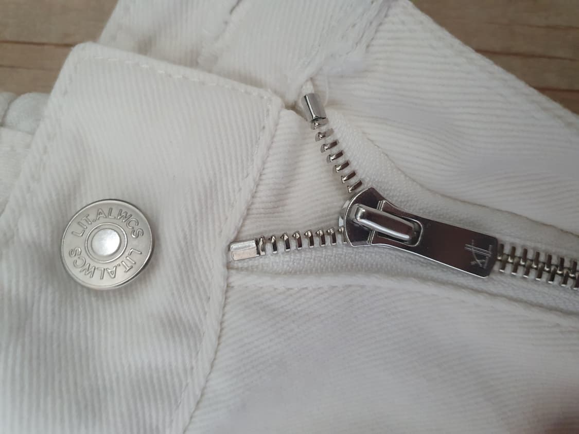 리트 Wide jean washed white 데님 28 상품이미지4