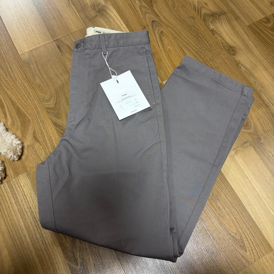 새상품) POTERRY 포터리 워시드 테이퍼드 팬츠 그레이 상품이미지7