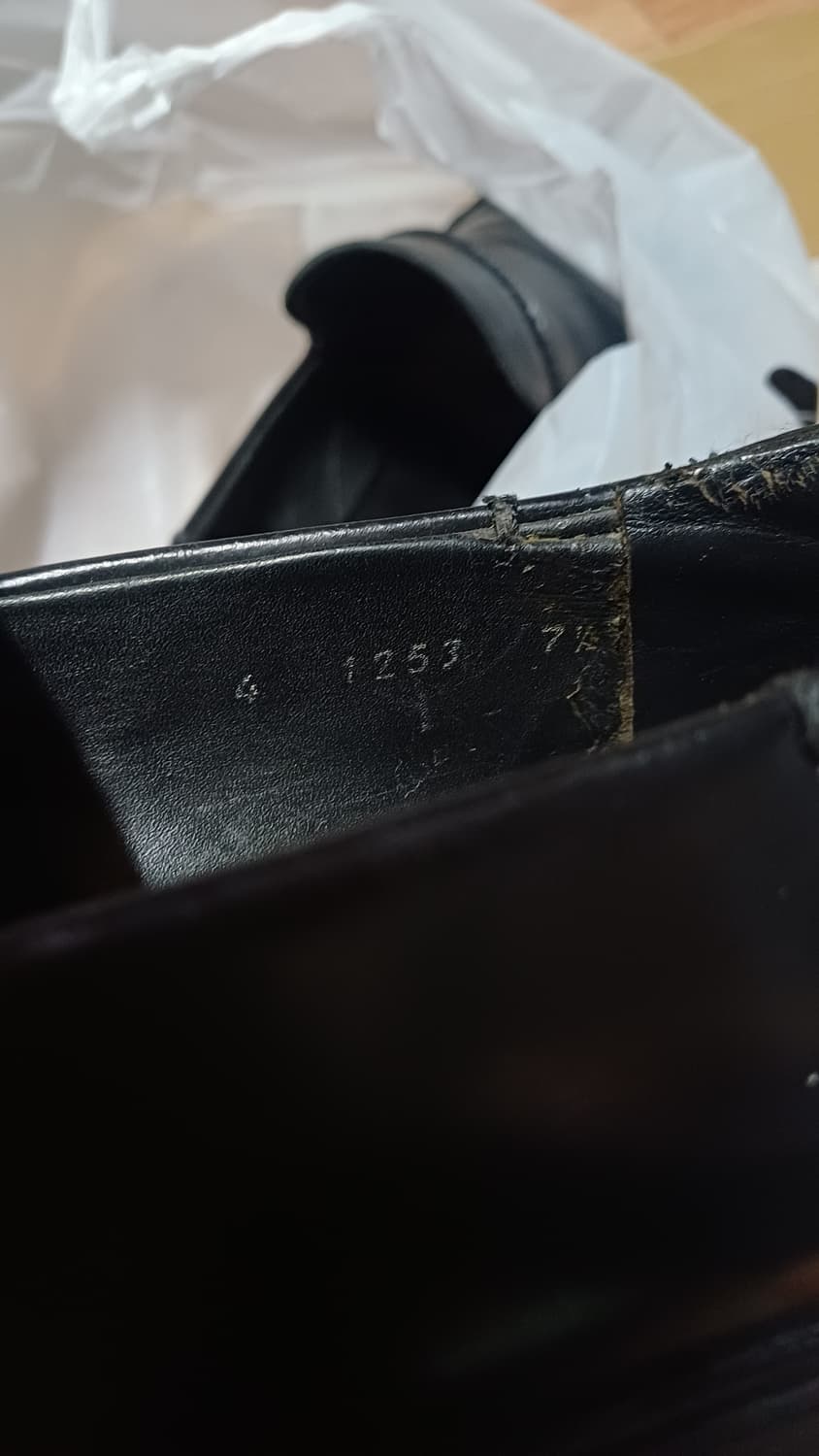 빈티지 프라다 로퍼 스퀘어토 블랙 구두 265 상품이미지6