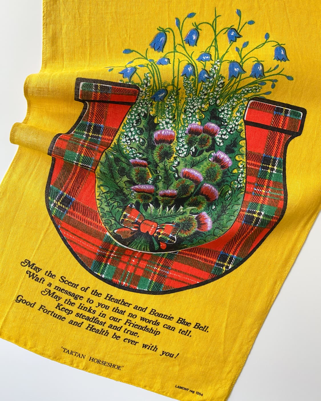 유럽 빈티지 패브릭 (TARTAN HORSESHOE) 상품이미지1