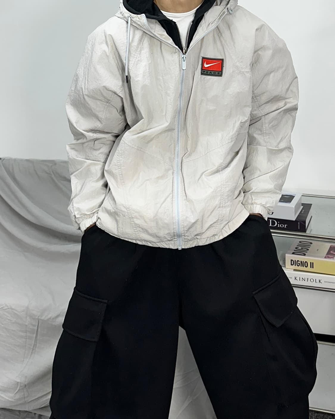 나이키 패치 우븐 바람막이 자켓 XL 상품이미지1