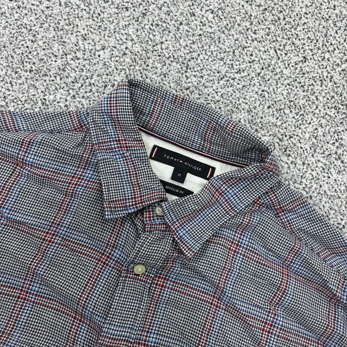 M 타미힐피거 남성 체크 셔츠 남방 0317J 상품이미지2