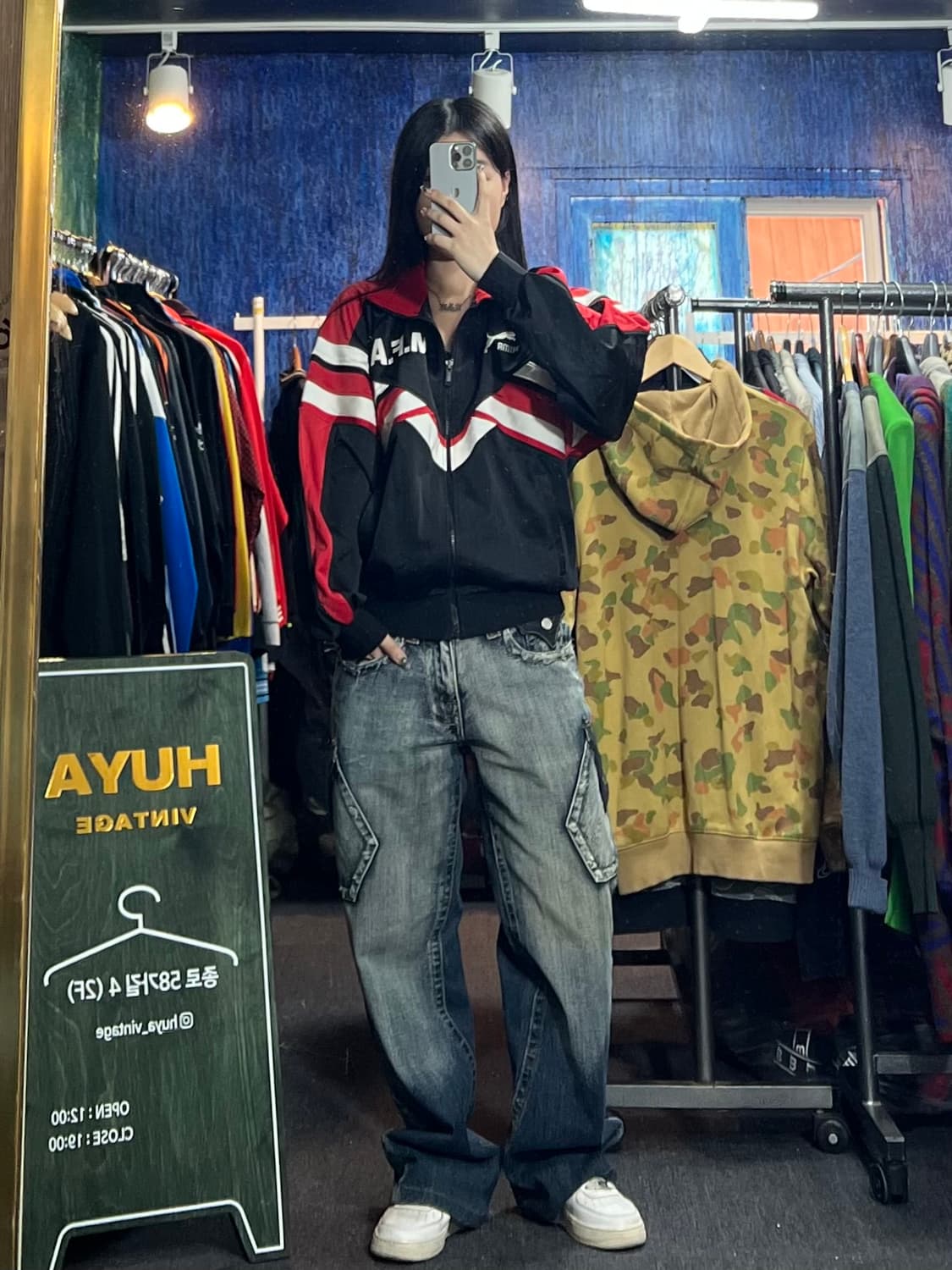 퓨마 올드스쿨 블랙 레드 져지 95  상품이미지2