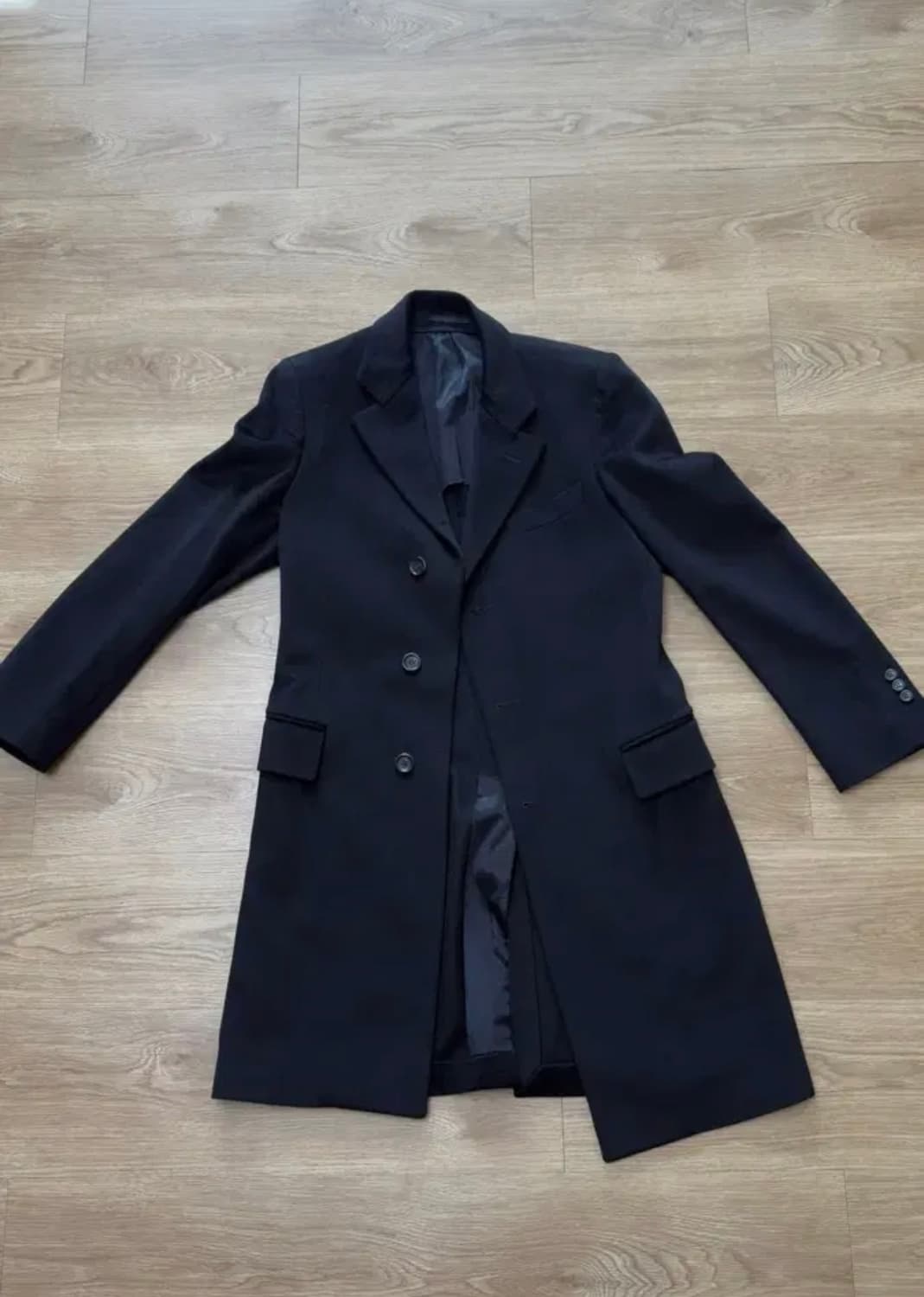 YVES SAINT LAURENT Coat - Black 상품이미지1