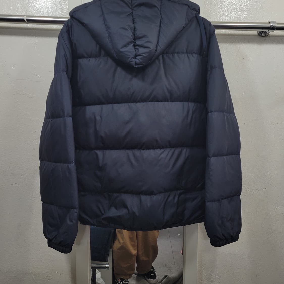 폴로 후드 구스다운 패딩 S 상품이미지5