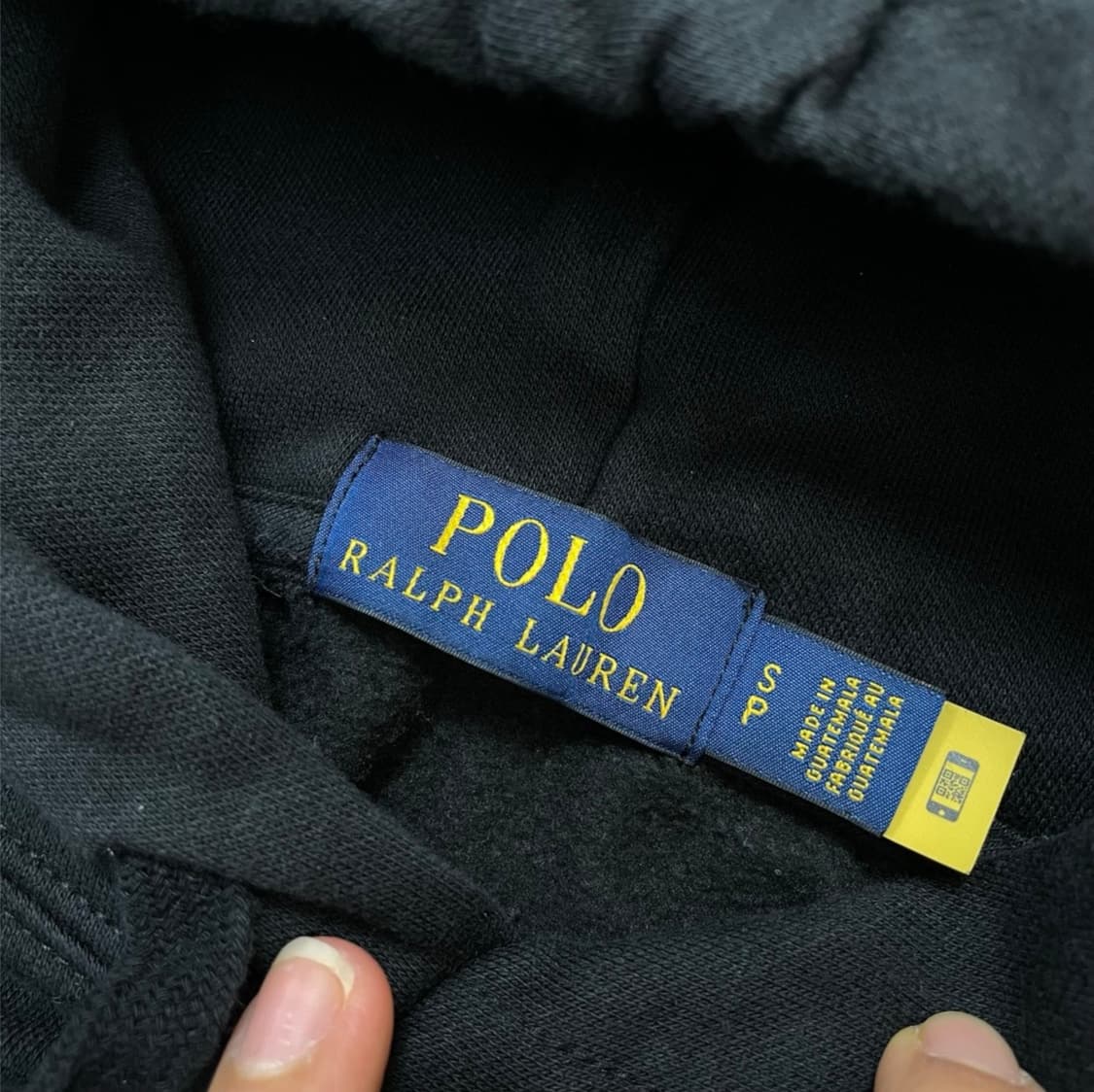 폴로 랄프로렌 블랙 홀리데이 베어 기모 후드티 S 상품이미지2