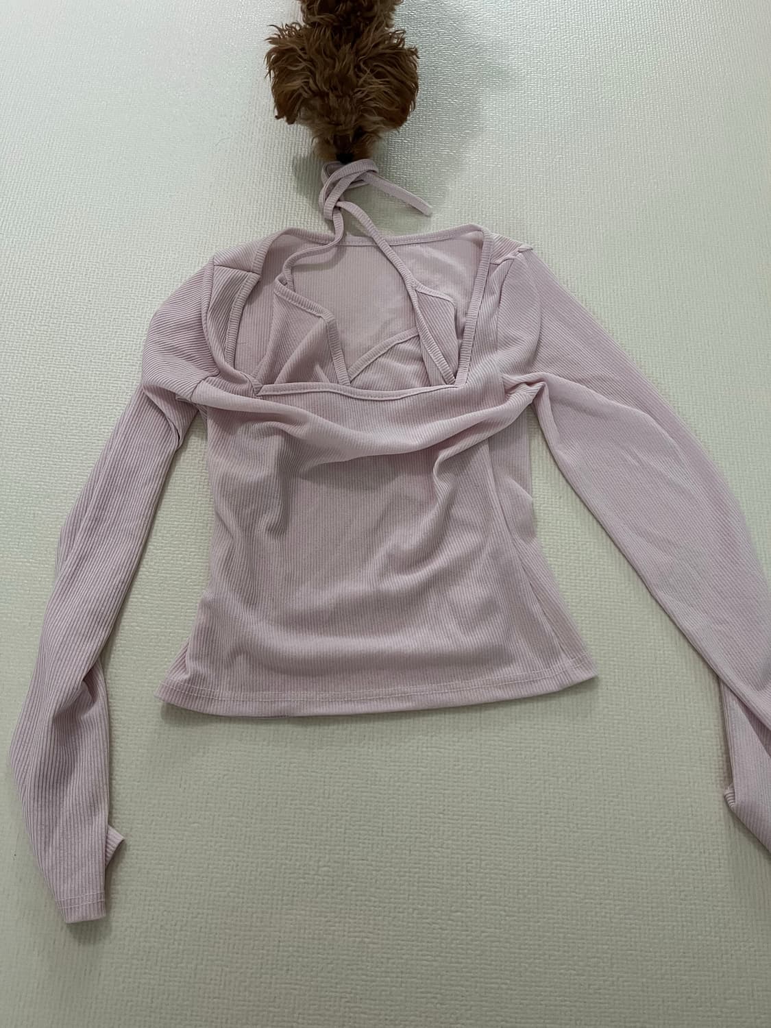 발레코어 베이비 핑크 나시 올인원 상품이미지1