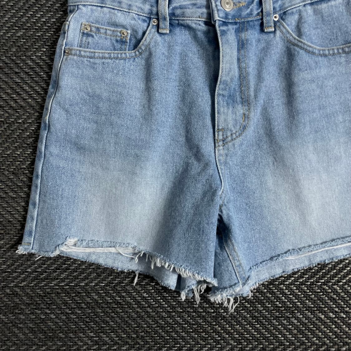 빈티지 우먼스 커팅 데님 쇼츠o 2938 상품이미지2