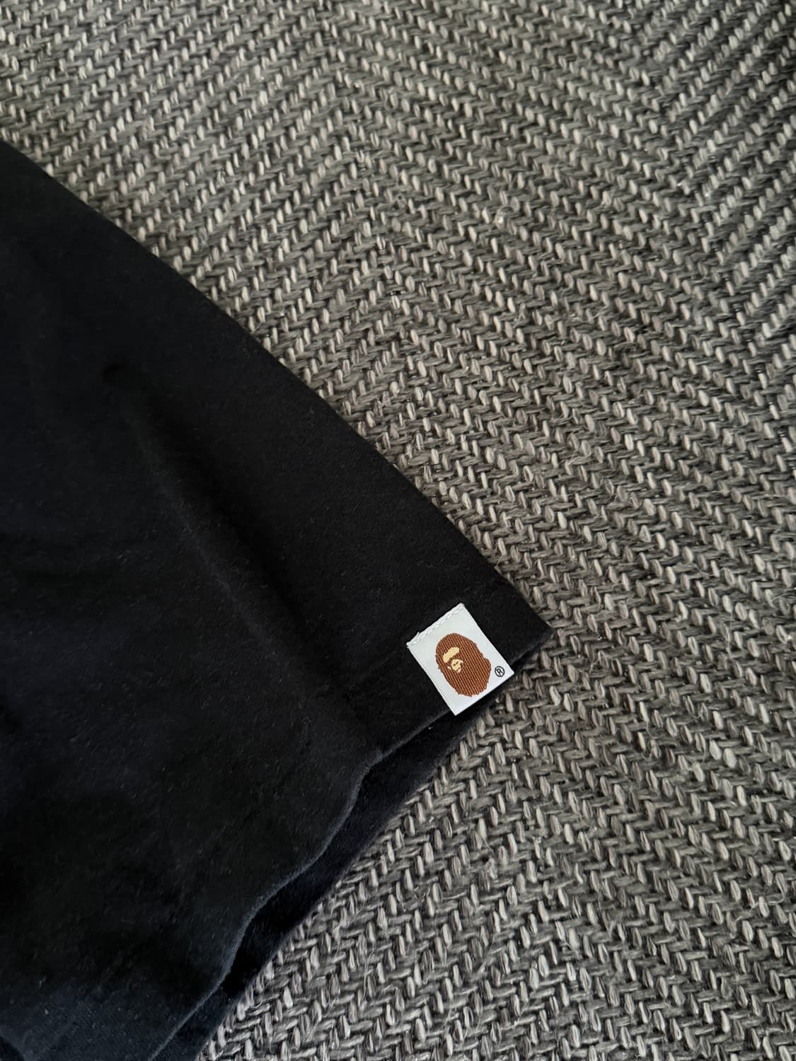 베이프 카모 티셔츠 블랙 그린 상품이미지4