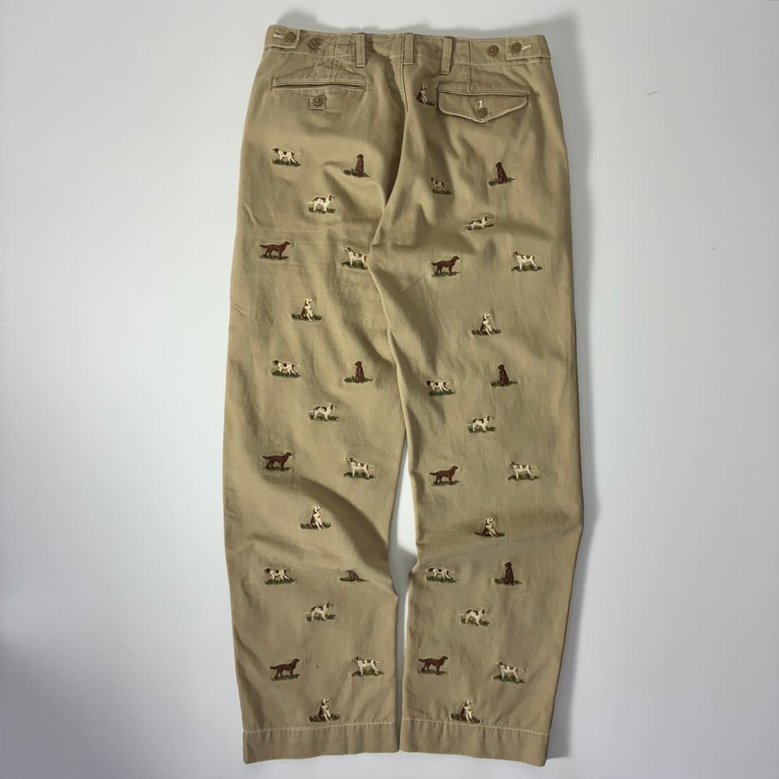Polo   폴로 랄프로렌 90,s 도그 자수 치노 팬츠 상품이미지3