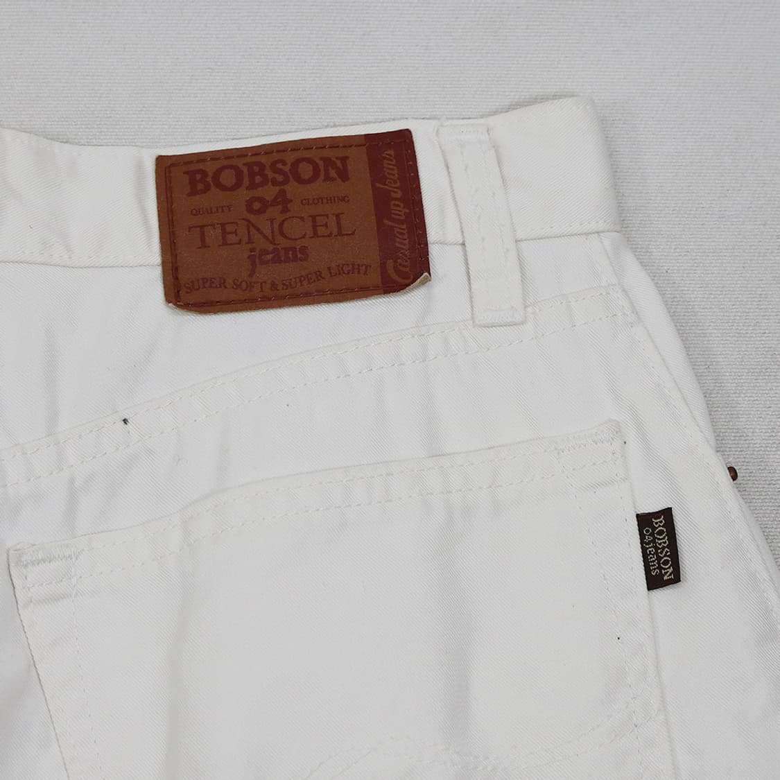 80~90's BOBSON 화이트 진 (여성용 27) 상품이미지8