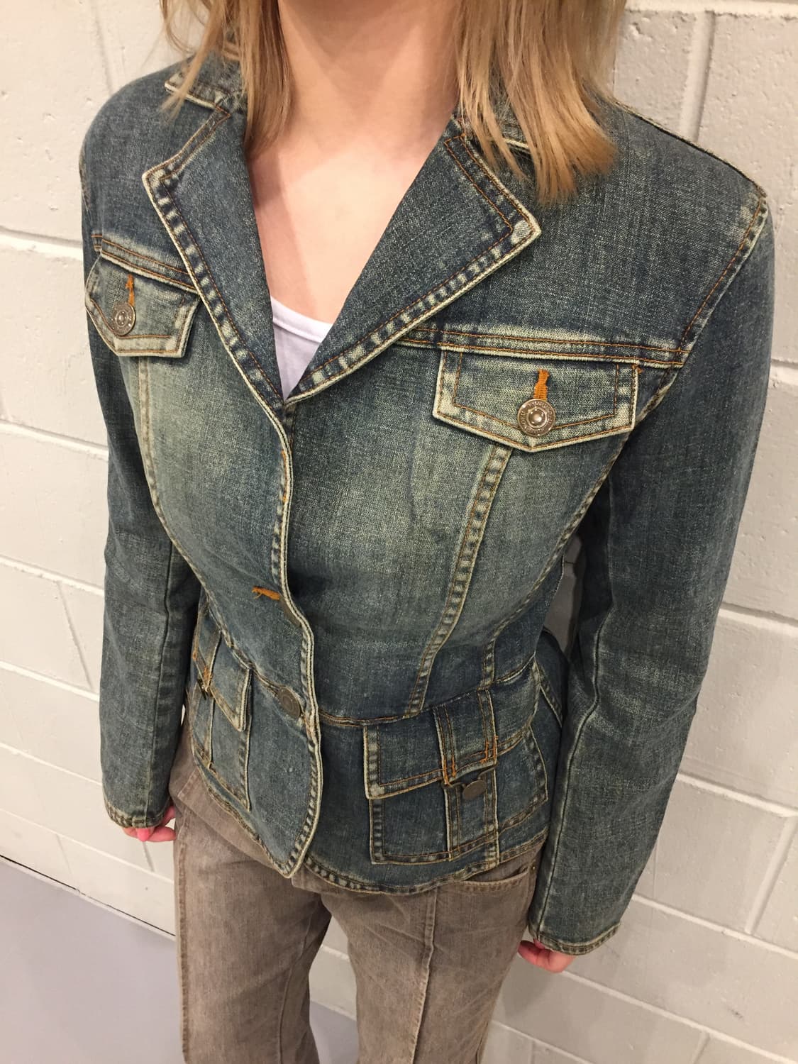 KUMIKYOKU 데님 자켓 상품이미지4