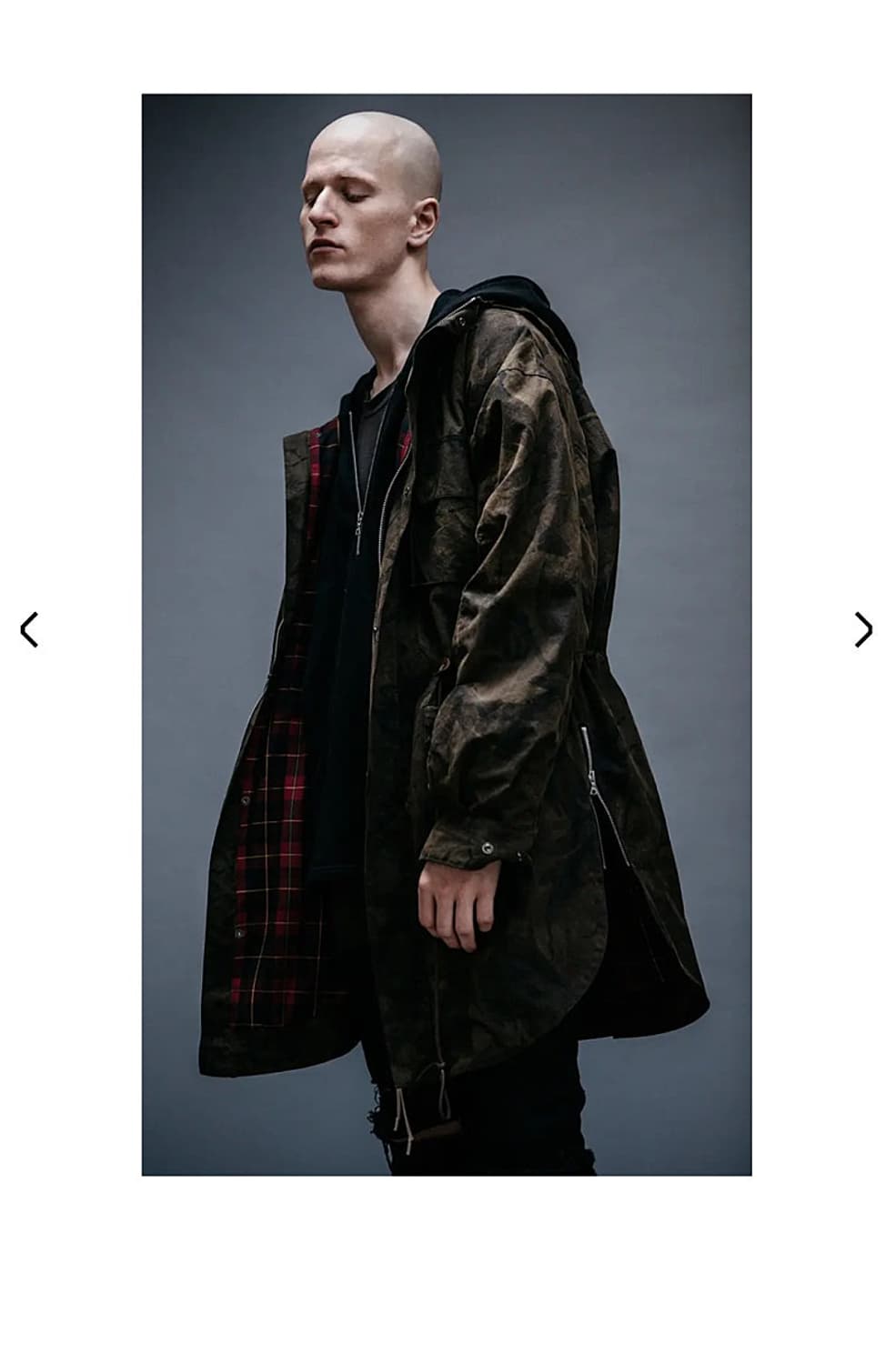 100-105) 리프리젠트 왁스 카모 야상자켓 상품이미지10