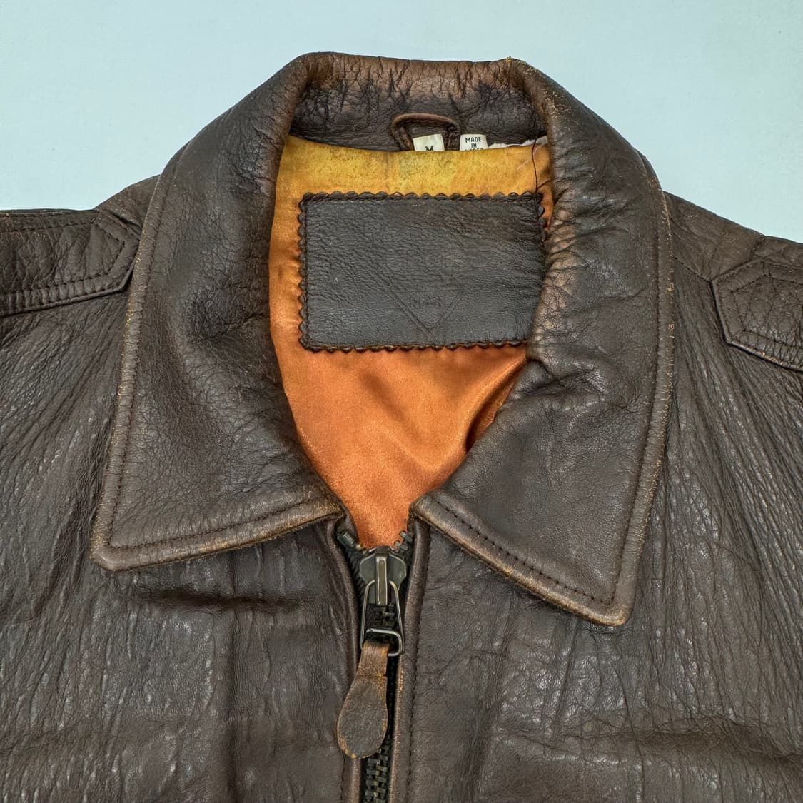 빈티지 가죽 자켓  상품이미지5