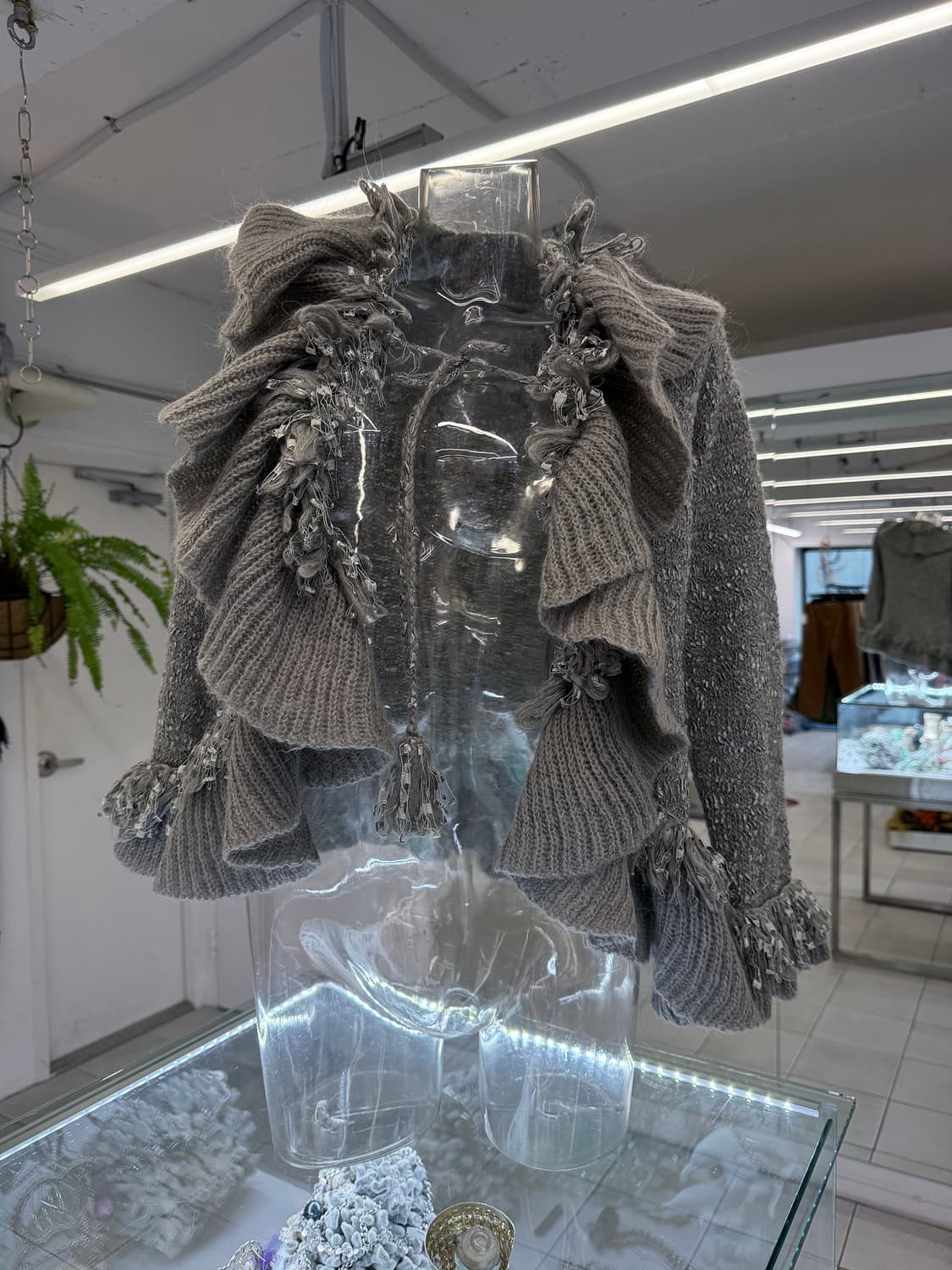 ruffle knit jacket 상품이미지1