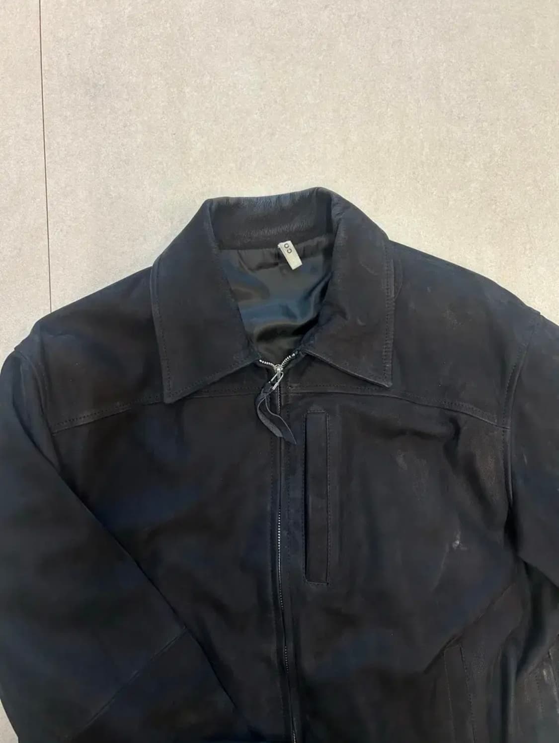 CCU/Swing top jacket(cow nubuck)/Black/1 상품이미지2