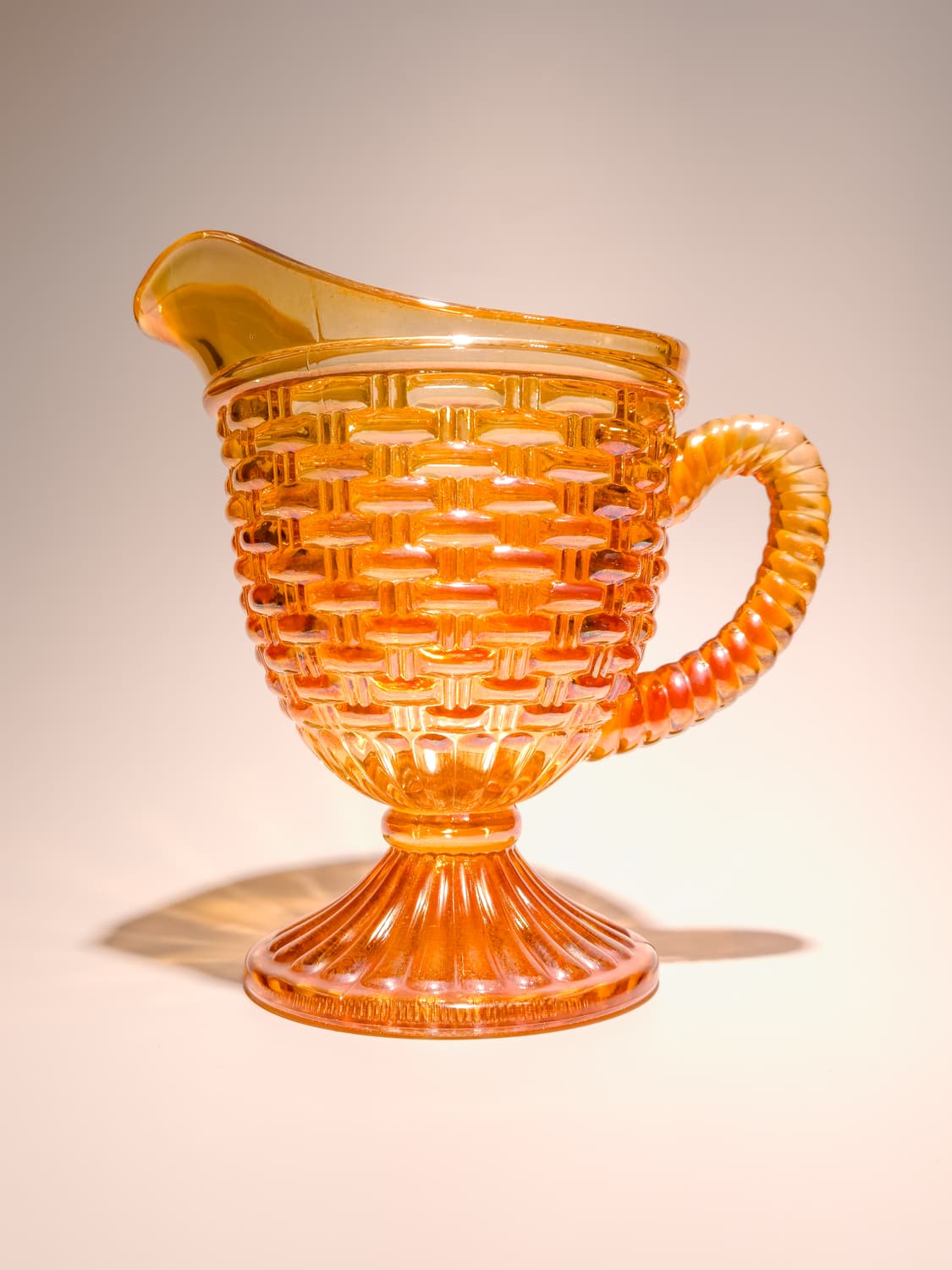 60s Imperial Glass Carnival Pitcher 상품이미지3