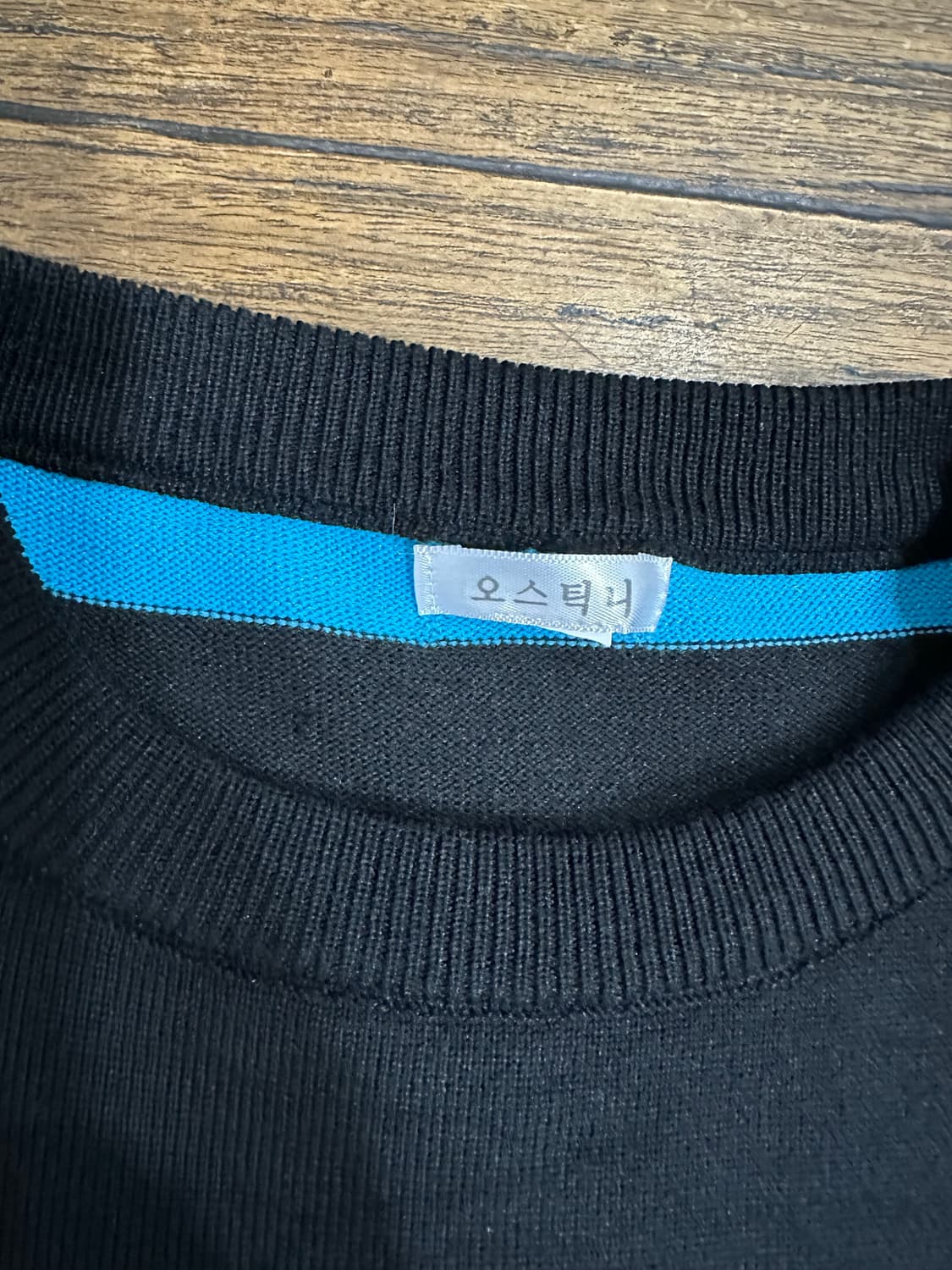 오스틱니 컬러 블록 골프니트 M-L 상품이미지3