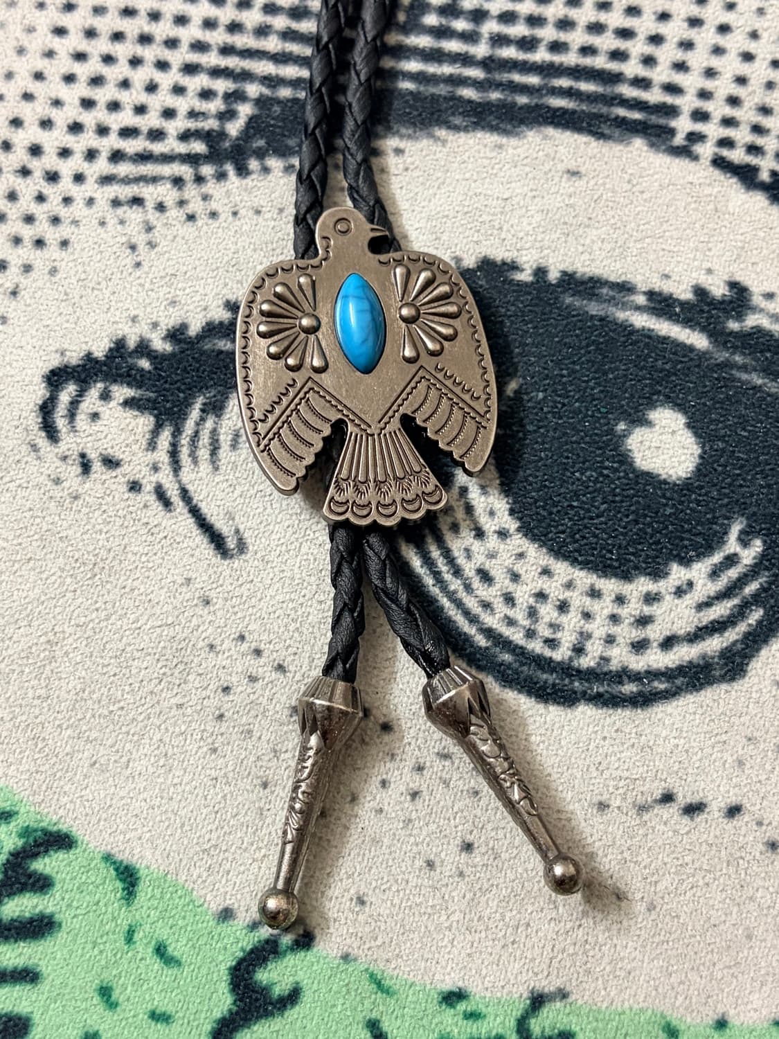 터키석 천둥새 나바호 인디언 네이티브 주얼리 목걸이 브로치 상품이미지2