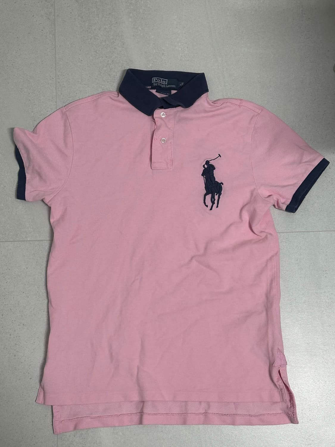 폴로 빅포니 핑크 반팔 카라티 상품이미지1