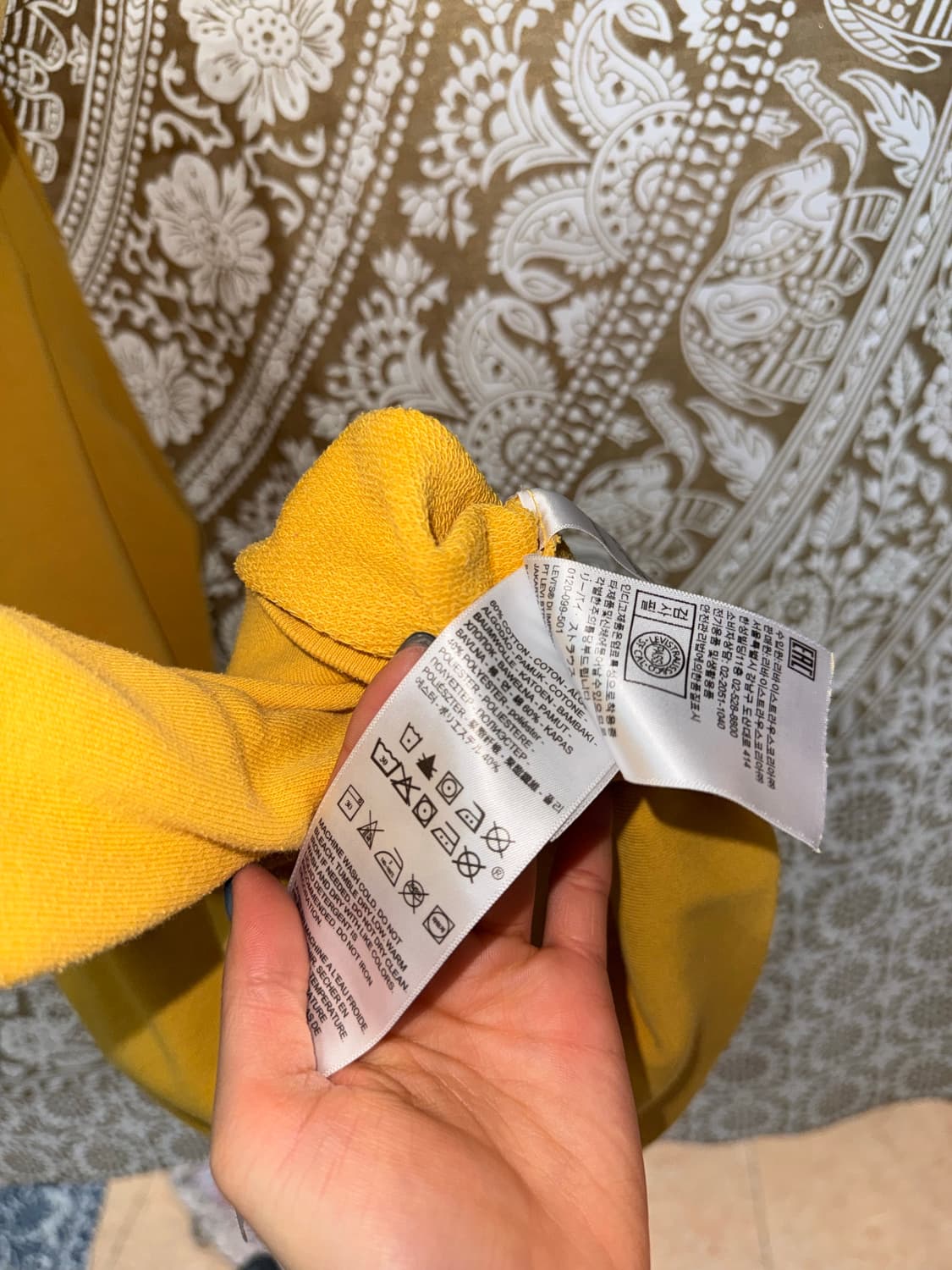 리바이스 여성 빅로고 프린팅 후드티  상품이미지7