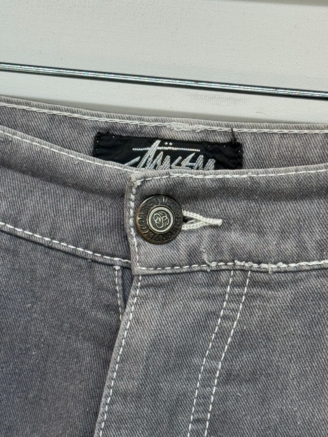 스투시 80’S 아카이브 그레이 데님 팬츠 상품이미지4