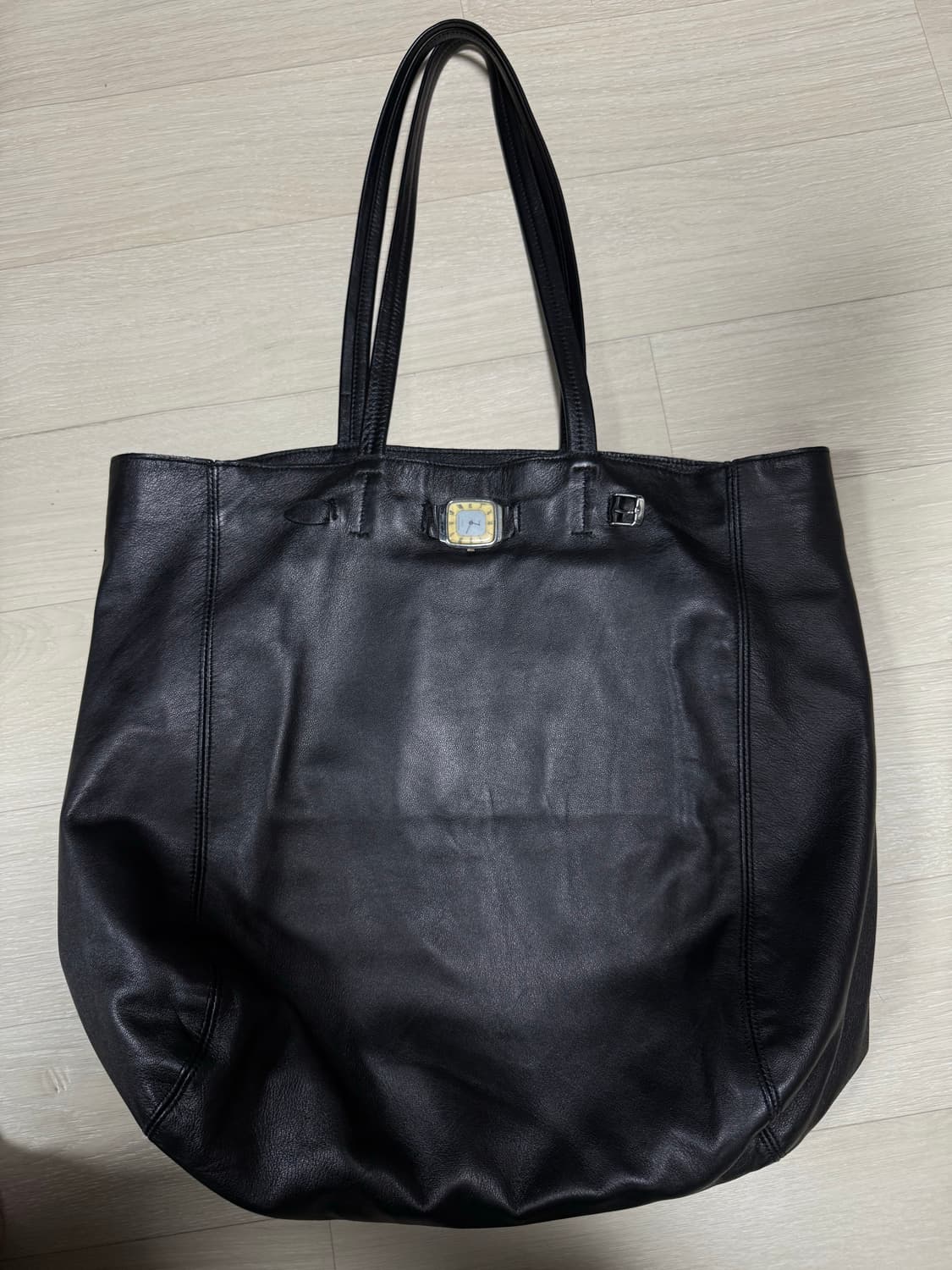 이얼즈어고 레더 와치 토트백 상품이미지2