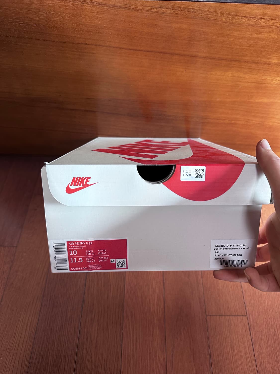 [280] 나이키 스투시 에어페니2 블랙 상품이미지8