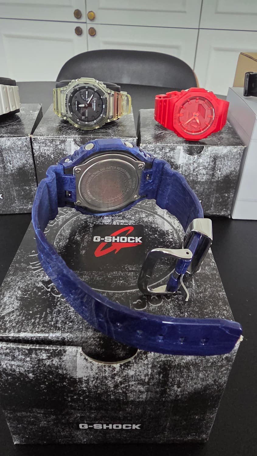 백화점판/풀셋) 지샥 GA-2100 블루 시계 상품이미지3