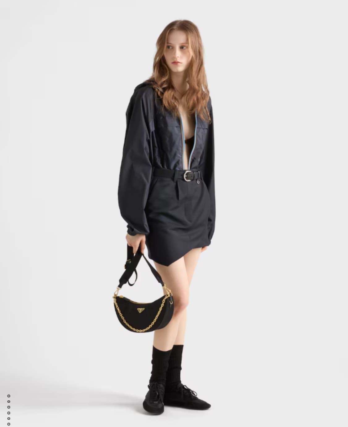 [새상품 정품] 프라다 드뮈룬 호보 크로스백 상품이미지4