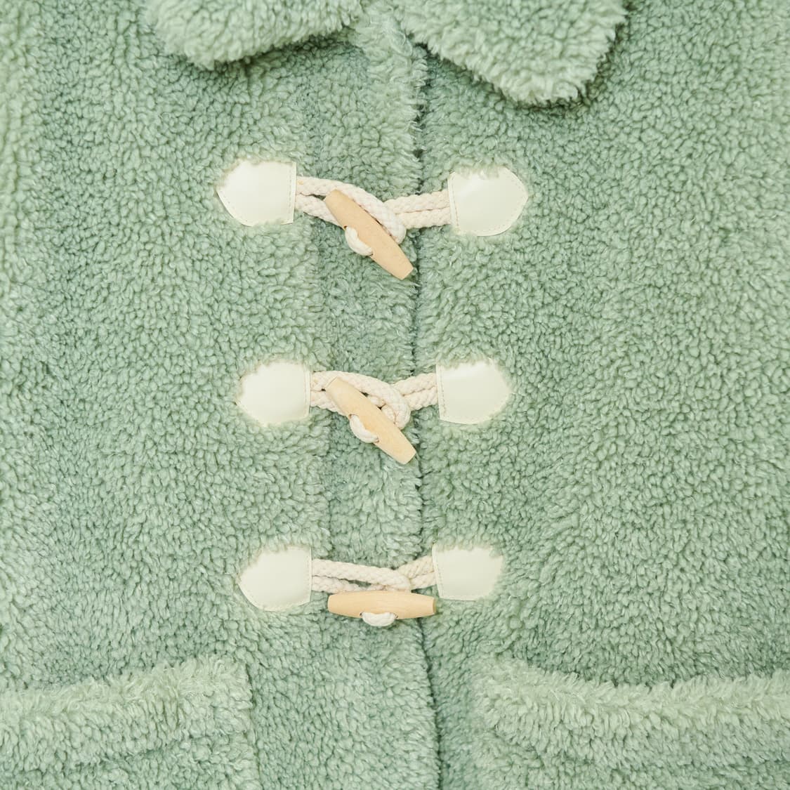 OiOi 오아이오아이 더플 포인트 퍼 코트 자켓 메론 상품이미지4