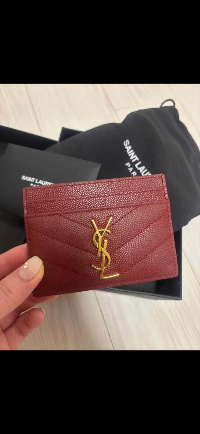 생로랑 마틀라세 카드지갑 상품이미지1