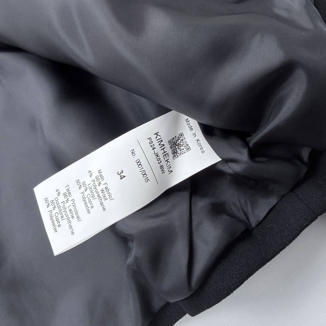 KIMHEKIM 김해김 투톤 크롭 자켓 34 상품이미지5