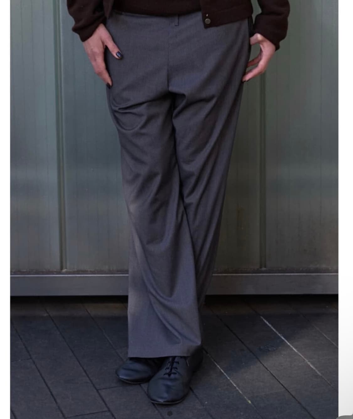 mudule pajama pants grey stripe 1 상품이미지1