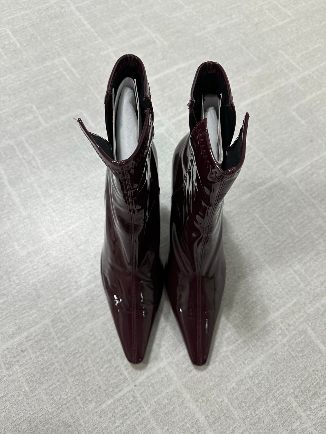 (미착용)자라 애나멜 앵클 힐부츠 37 상품이미지2