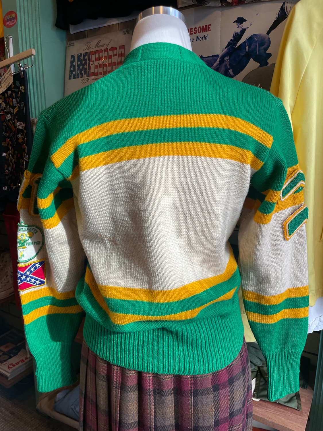 1960-70s Vintage Cheerleader Sweater 상품이미지6