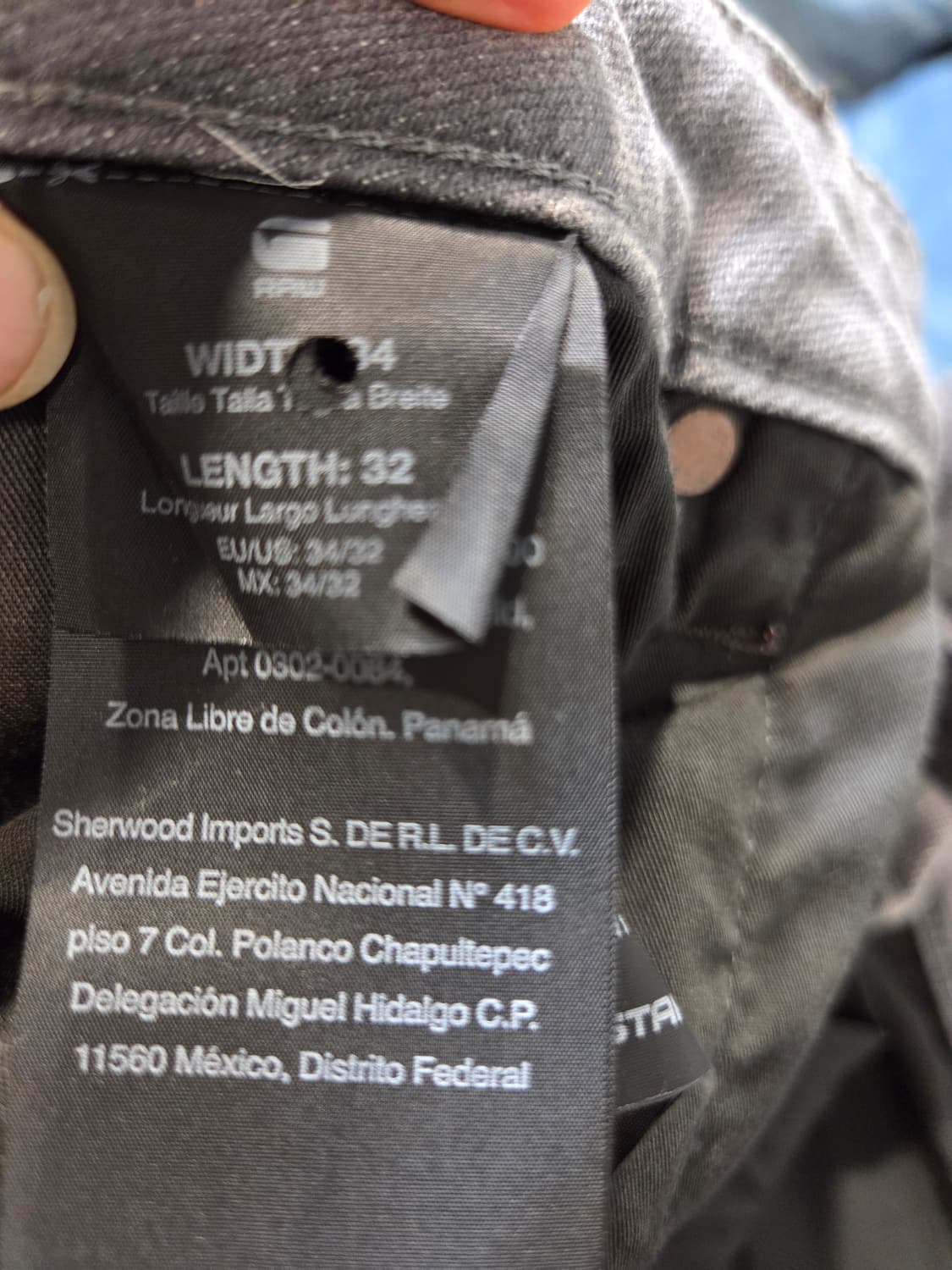 G-STAR RAW
테이퍼드 핏 데님 팬츠(34)새상품 택없음 상품이미지5