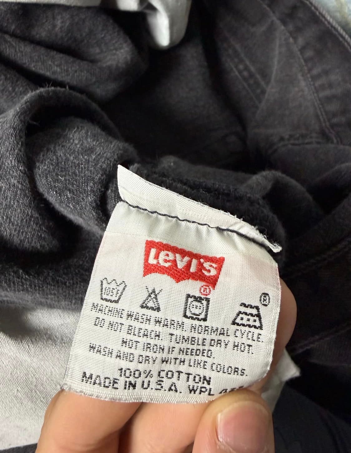 90s 미제 리바이스 501 흑청 상품이미지5