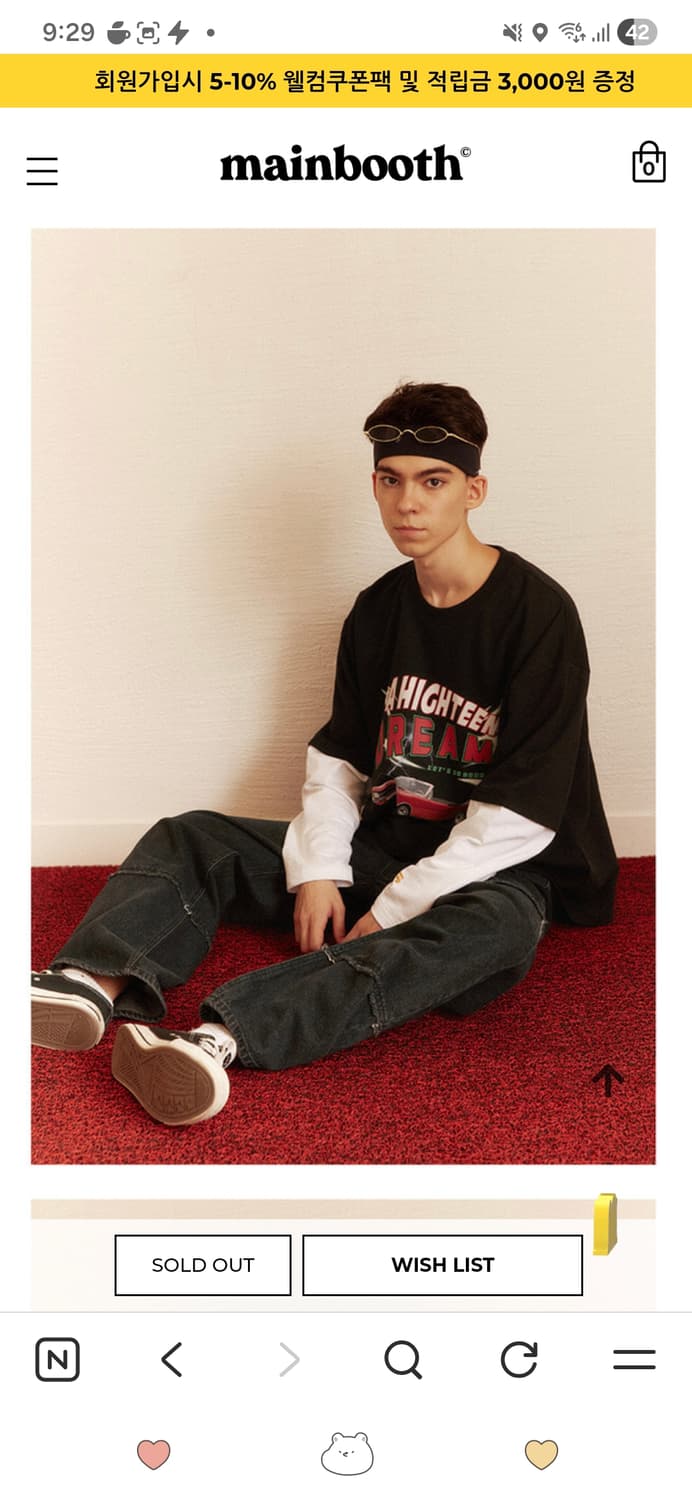메인부스 Cut Off Denim Pants_GRAY 데님 컷 팬츠 상품이미지4