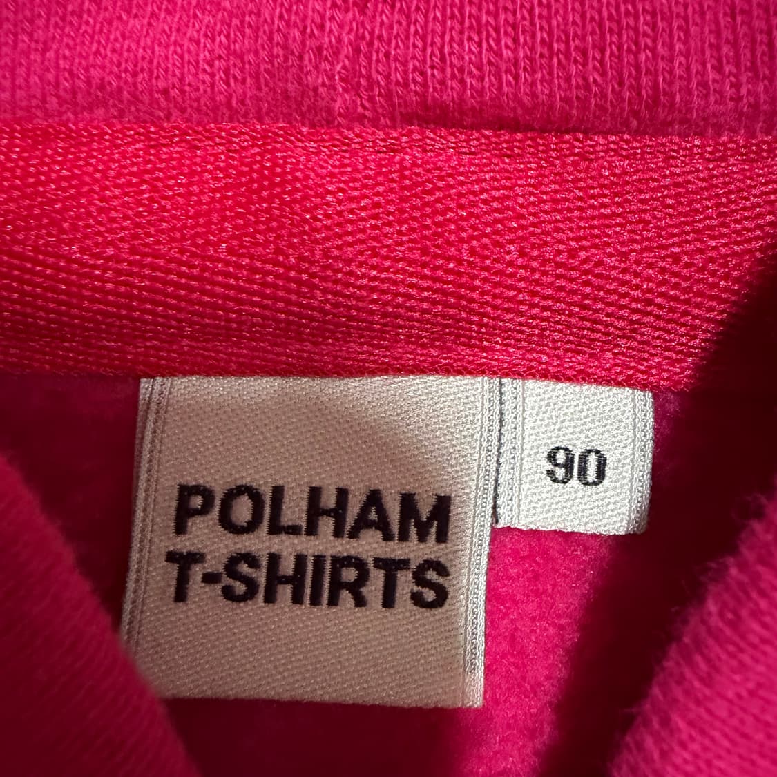 슬림핏 폴햄 핑크 후드집업 90 상품이미지3