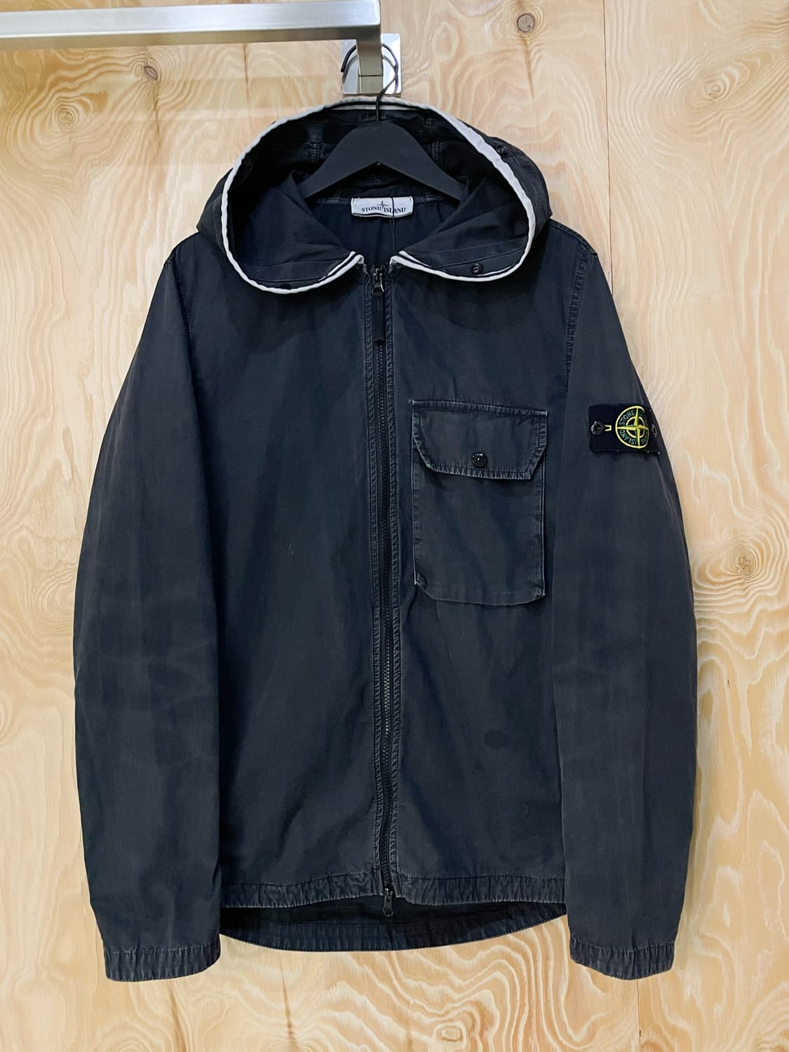 스톤아일랜드 21F/W 올드 이펙트 후디드 자켓 상품이미지4