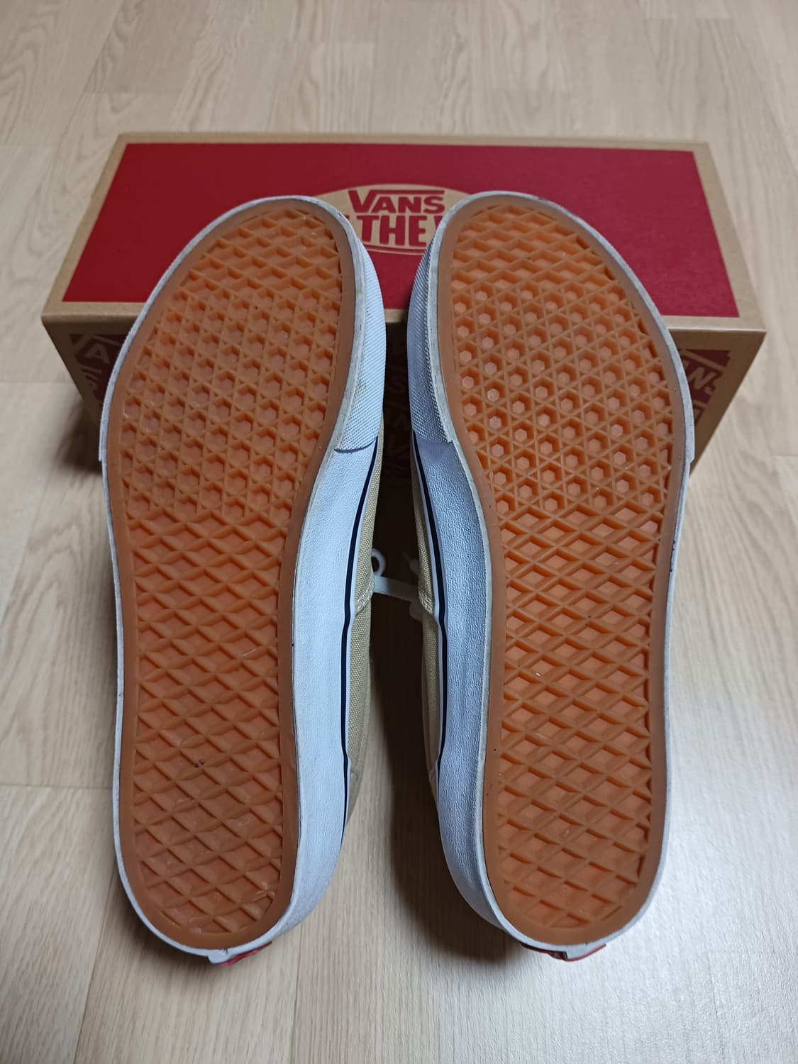 270 반스 에라 베이지 캔버스 스니커즈 Vans 띠어리 어센틱 상품이미지6