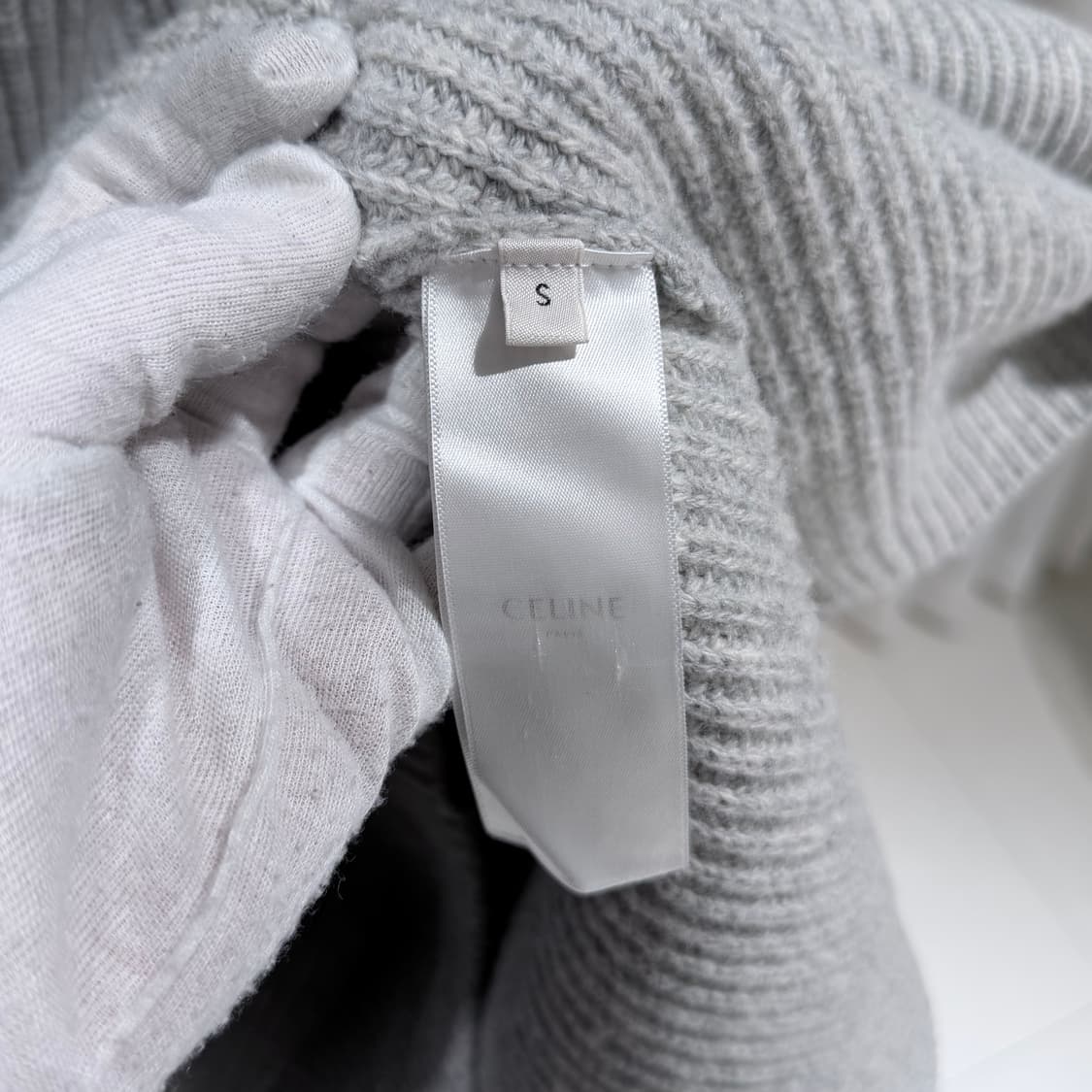 (A+/S) / 셀린느 울리브드 그레이 니트 후드 상품이미지7