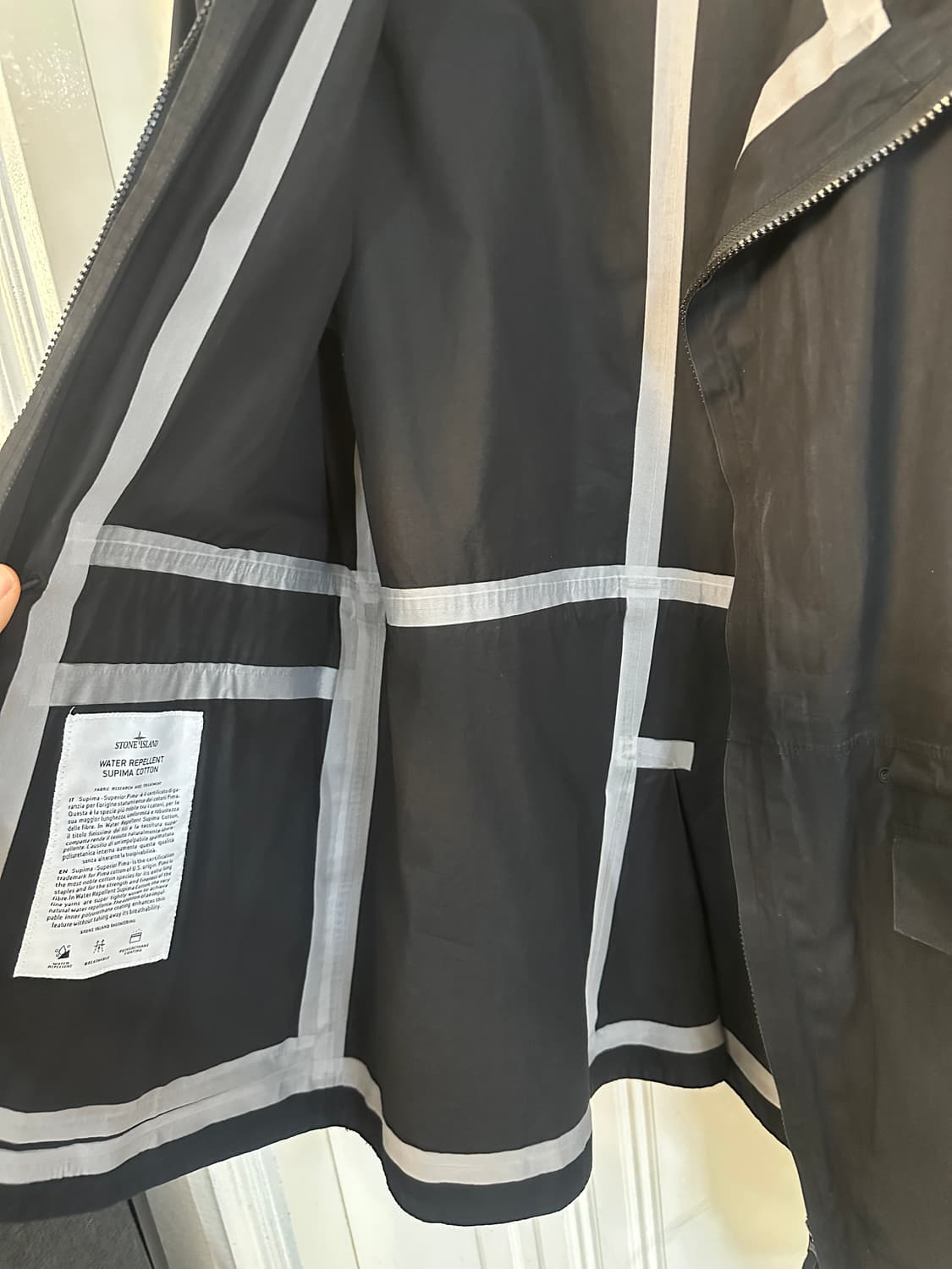 (L) 스톤아일랜드 멤브라나 후드자켓 상품이미지7