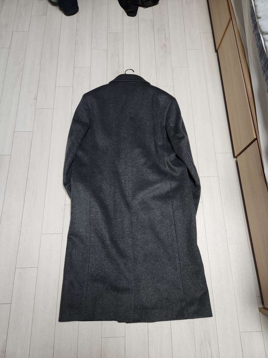 마마가리 캐시50 더블 코트 차콜 50사이즈 상품이미지2