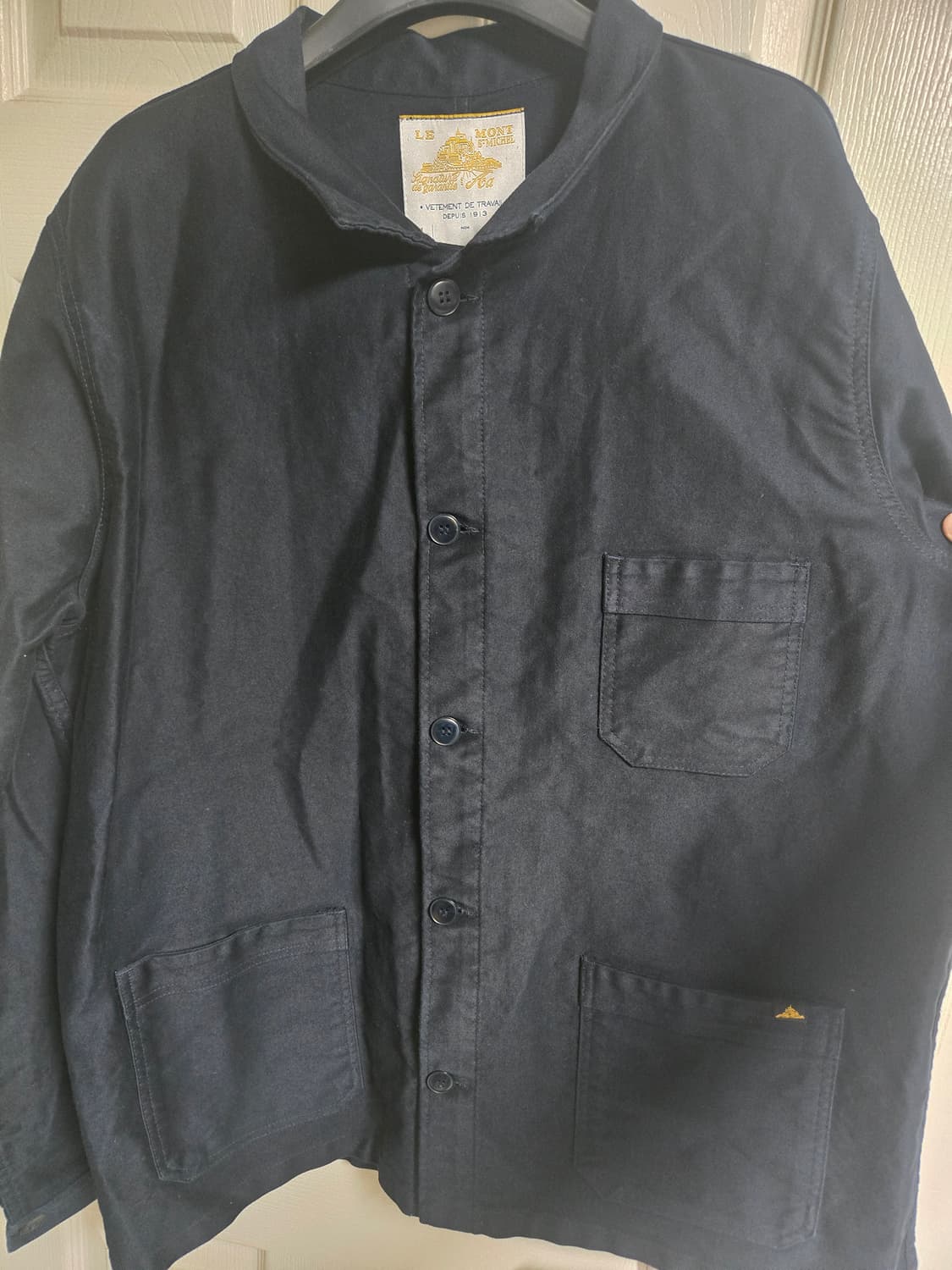 르몽생미셸 남성 몰스킨 워크자켓 54 팝니다 (백화점택) 상품이미지4