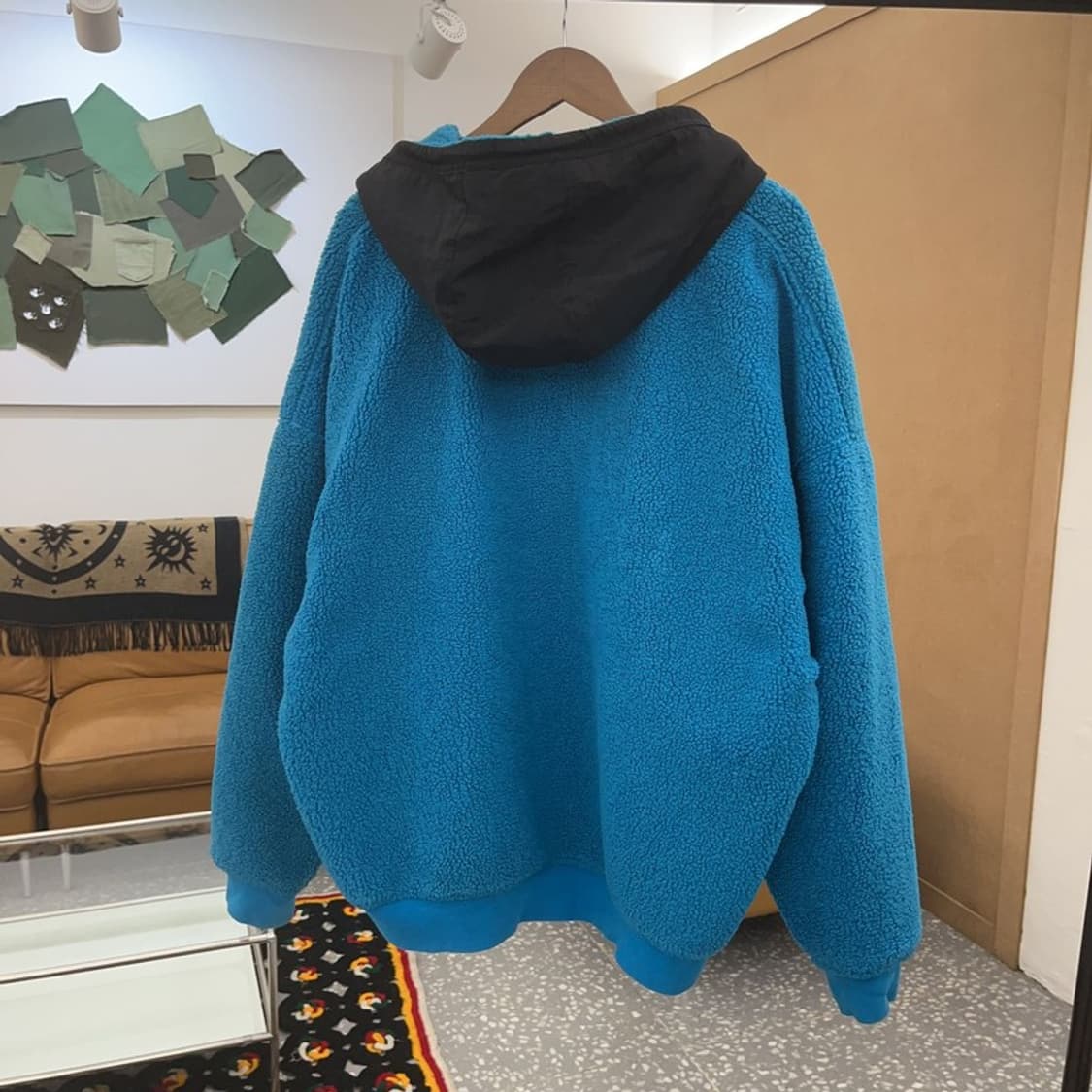 조던 엔지니어드23 비비드 블루 쉐르파 후리스 4XL C07007 상품이미지4